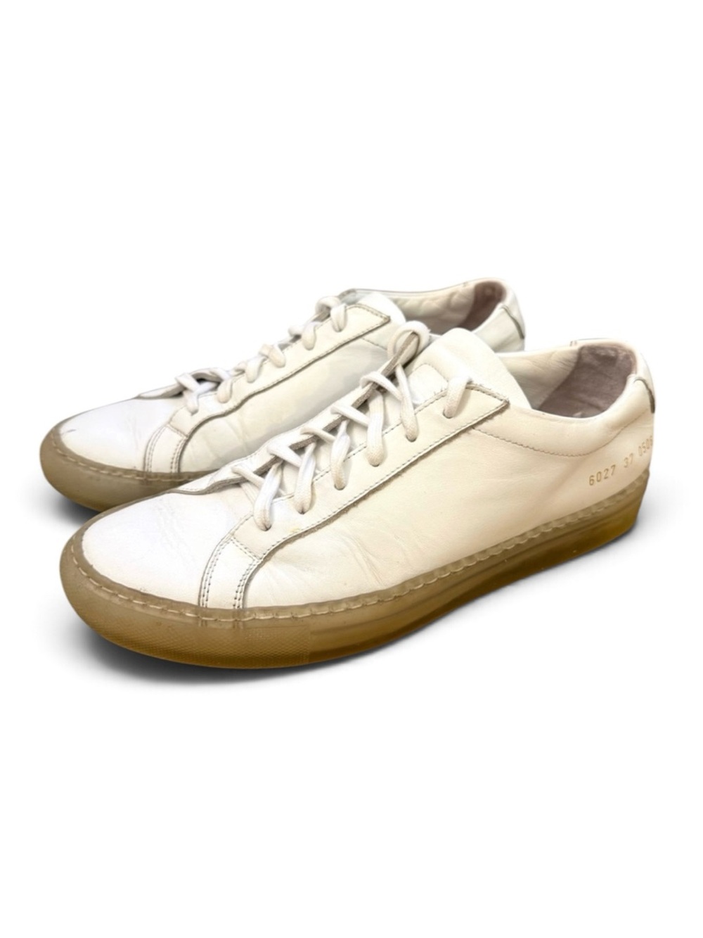 Common Projects Original Achilles Low White Leather Sneakers Woman’s EU 37 US 7